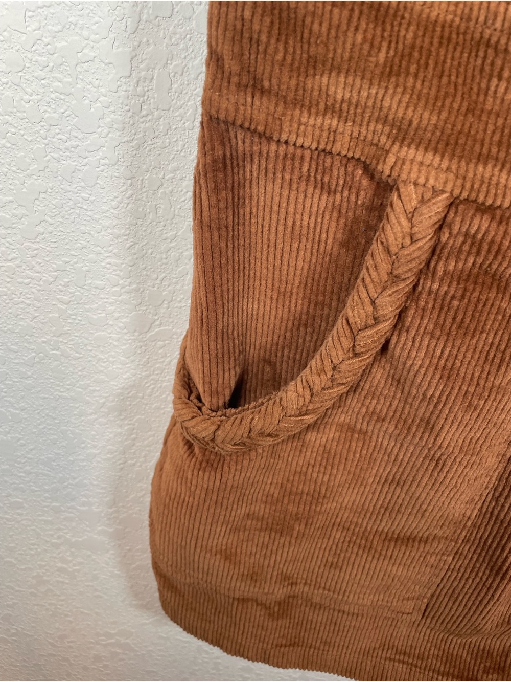 Show Me Your Mumu Outlaw Romper Saddlebrown Corduroy Zip Front Shorts - Picture 5 of 11